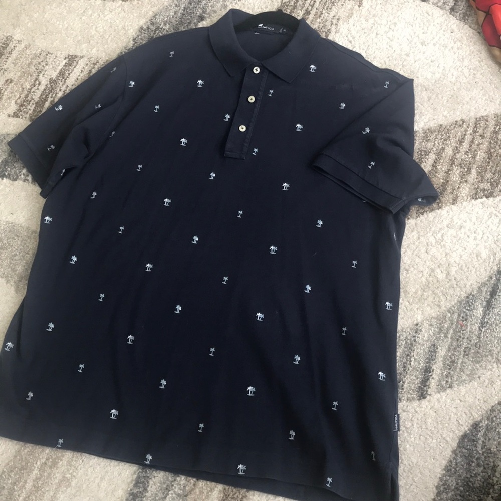 Blue Nautica polo shirt | men’s polo shirt